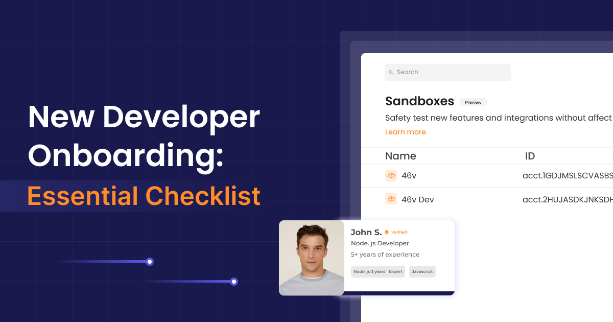 developer onboarding checklist